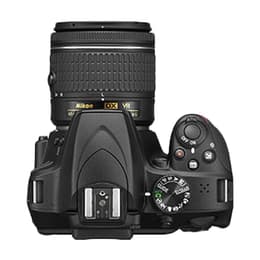 Reflex Nikon D3400 - Musta + Objektiivi Nikon AF-P DX Nikkor 18-55mm F3.5-5.6G VR