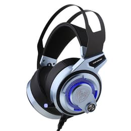 Somic G949DE Kuulokkeet melunvaimennus gaming johdollinen mikrofonilla - Musta/Harmaa