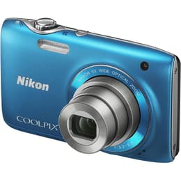 Kompaktikamera Coolpix S3100 - Sininen + Canon Nikkor 5x Optical Zoom 26–130mm f/3.2-6.5 f/3.2-6.5