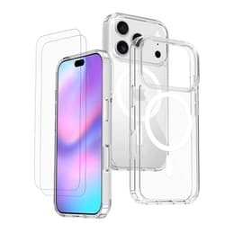 Kuori iPhone 17 Pro ja 2 suojakalvo - TPU - Läpinäkyvä