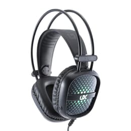 Mftek UX-A2 Kuulokkeet gaming johdollinen mikrofonilla - Musta/Vihreä
