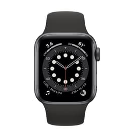 Apple Watch Series 6 (2020) GPS + Cellular 40 mm - Alumiini Tähtiharmaa - Sport band Musta