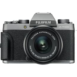 Hybridikamera X-T100 - Harmaa/Musta + Fujifilm Fujinon Aspherical Lens Super EBC XC 15-45mm f/3.5-5.6 OIS PZ f/3.5-5.6