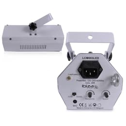 Lytor PACK DE 5 JEUX DE LUMIÈRES 2 PAR-MINI Ibiza + OVNI UFO 48 LEDS + 1 DERBY RGBW + 1 GOBO FLOWER Valaistus