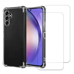 Kuori Galaxy A54 ja 2 suojakalvo - TPU - Läpinäkyvä