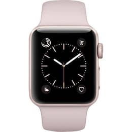 Apple Watch (Series 2) GPS 38 mm - Alumiini Ruusukulta - Sport loop Pinkki hiekka