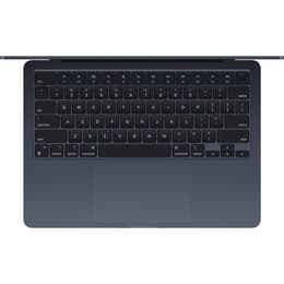 MacBook Air 13" (2024) - Applen M3 ‑siru jossa on 8-ytiminen prosessori ja 8-ytiminen näytönohjain - 16GB RAM - SSD 256GB - Tavallinen näyttö - QWERTY - Espanja