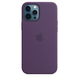 Apple Silikonikuori iPhone 12 Pro Max - Magsafe - Silikoni Violetti