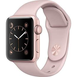 Apple Watch (Series 2) 2016 GPS 42 mm - Alumiini Kulta - Sport loop Pinkki