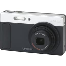 Kompaktikamera Optio H90 - Musta/Hopea + Pentax Pentax Optical Zoom Lens 28-140 mm /3.5-5.9 f/3.5-5.9