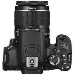 Yksisilmäinen Peiliheijastuskamera Canon EOS 650D Musta + Objektiivi Canon Zoom Lens EF-S 18-55 mm f/3.5-5-6 IS STM