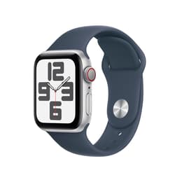 Apple Watch (Series SE) 2022 GPS 40 mm - Alumiini Hopea - Sininen