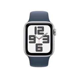 Apple Watch Series SE 2 (2022) GPS 40 mm - Alumiini Hopea - Sport band Sininen