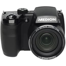 Puolijärjestelmäkamera Life X44088 - Musta + Medion 21x Optical Zoom Lens f/3.1-5.8