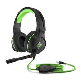 Hp Pavilion 400 Kuulokkeet melunvaimennus gaming johdollinen mikrofonilla - Musta/Vihreä