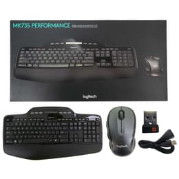 Logitech Näppäimistö QWERTY Englanti (US) Langaton MK735