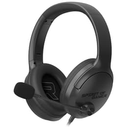 Spirit Of Gamer PRO H4 Kuulokkeet melunvaimennus gaming wireless mikrofonilla - Musta