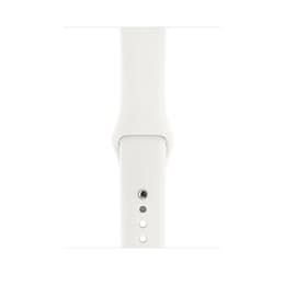 Apple Watch Series 3 (2017) GPS 38 mm - Alumiini Hopea - Sport band Valkoinen
