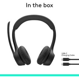 Logitech Zone 300 Kuulokkeet melunvaimennus gaming wireless mikrofonilla - Musta