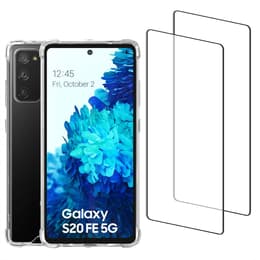 Kuori Galaxy S20 FE/Galaxy S20 FE 5G ja 2 suojakalvo - Kierrätysmuovi - Läpinäkyvä