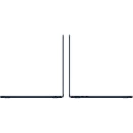 MacBook Air 15" (2024) - Applen M3 ‑siru jossa on 8-ytiminen prosessori ja 10-ytiminen näytönohjain - 16GB RAM - SSD 1000GB - Tavallinen näyttö - AZERTY - Ranska