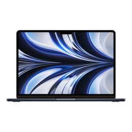 MacBook Air 13" (2022) - Applen M2 ‑siru jossa on 8-ytiminen prosessori ja 10-ytiminen näytönohjain - 16GB RAM - SSD 512GB - Tavallinen näyttö - QWERTY - Ruotsi