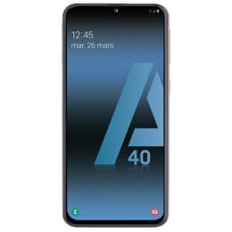 Galaxy A40 64GB - Koralli - Lukitsematon - Dual-SIM