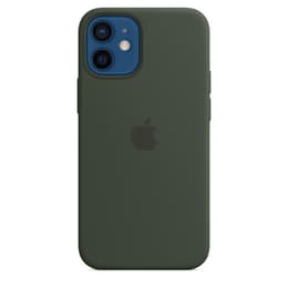 Apple Silikonikuori iPhone 12 mini - Magsafe - Silikoni Vihreä