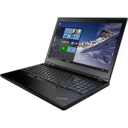 Lenovo ThinkPad P50 15" Core i7 2.7 GHz - SSD 256 Gt - 16GB AZERTY - Ranska