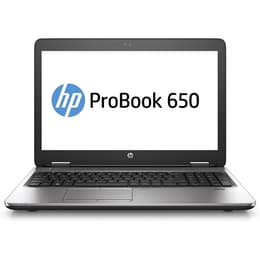 HP ProBook 650 G2 15" Core i5 2.4 GHz - SSD 256 GB + HDD 500 GB - 16GB AZERTY - Ranska