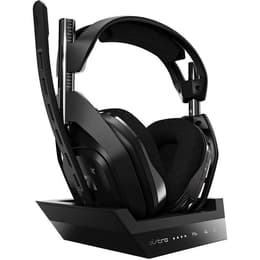 Astro A50 PS4/PS5/PC + Station Kuulokkeet melunvaimennus gaming wireless mikrofonilla - Musta