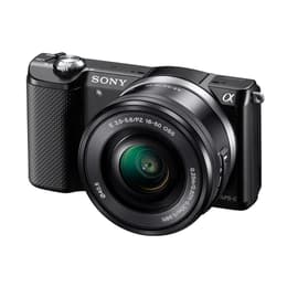 Kompaktikamera - Sony Alpha ILCE-5000L Musta + Objektiivin Sony E 16-50 mm f/3.5-5.6