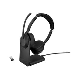 Jabra Evolve2 55 UC Kuulokkeet melunvaimennus wireless mikrofonilla - Musta