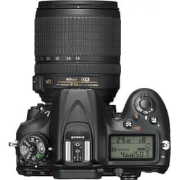 Refleksi D7200 - Musta + Nikon AF-S DX Nikkor 18-105mm f/3.5-5.6G ED VR f/3.5-5.6G ED VR