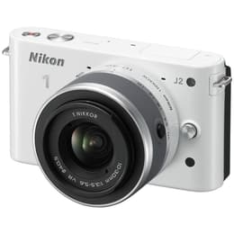 Hybrid Nikon 1 J2 - Valkoinen + Objektiivi Nikon 10-30mm f/3.5-5.6 VR