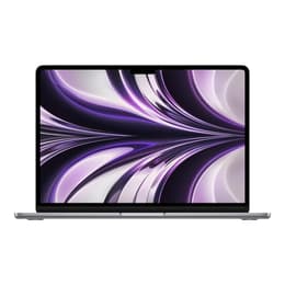 MacBook Air 13.3" (2022) - Applen M2 ‑siru jossa on 8-ytiminen prosessori ja 10-ytiminen näytönohjain - 16GB RAM - SSD 512GB - QWERTZ - Saksa