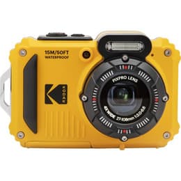 Kompaktikamera - Kodak Pixpro WPZ2 eltainen/Musta + Objektiivin Kodak Pixpro Lens 4x Wide 27-108mm f/3-6.6