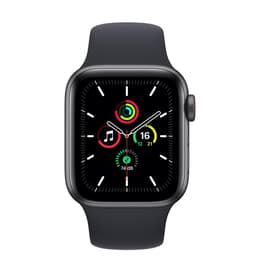 Apple Watch Series SE 1 (2020) GPS 40 mm - Alumiini Tähtiharmaa - Sport band Musta