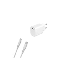 Kaapeli ja Wall Plugi (USB-C + USB-C) 20W - WTK