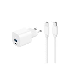 Kaapeli ja Wall Plugi (USB-C + USB-C) 20W - WTK