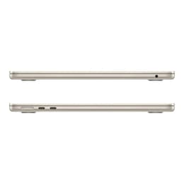 MacBook Air 13" (2022) - Applen M2 ‑siru jossa on 8-ytiminen prosessori ja 8-ytiminen näytönohjain - 8GB RAM - SSD 256GB - QWERTY - Englanti