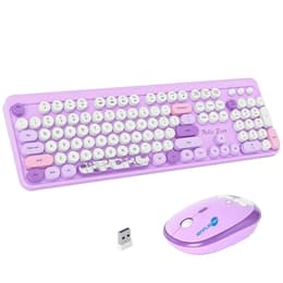 Simpletek Näppäimistö QWERTY Englanti (US) Langaton GS104 “Hello Bear” Mouse + Keyboard, Bear design