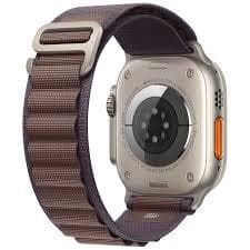 Apple Watch Ultra 3 (2025) GPS + Cellular 49 mm - Titaani Musta - Alpine-ranneke Sininen