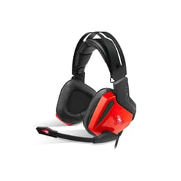 Spirit Of Gamer XPERT-H100 Red Edition Kuulokkeet gaming johdollinen mikrofonilla - Musta/Punainen