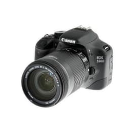 Yksisilmäinen peiliheijastuskamera EOS 550D - Musta + Canon Canon EFS 18-135 mm f/3.5-5.6 IS f/3.5-5.6 IS