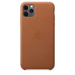 Apple Kuori iPhone 11 Pro - Nahka Satulanruskea