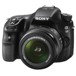 Yksisilmäinen peiliheijastuskamera SLT-A58K - Musta + Sony Sony DT18-55 mm f/3.5-5.6 SAM II f/3.5-5.6