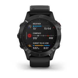 Kellot Gamin Cardio GPS Fenix 6S Sapphire - Musta