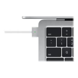 MacBook Air 13" (2022) - Applen M2 ‑siru jossa on 8-ytiminen prosessori ja 10-ytiminen näytönohjain - 8GB RAM - SSD 512GB - QWERTY - Englanti
