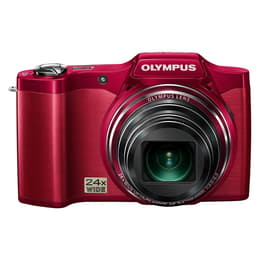 Olympus SZ-14 -kompaktikamera - Punainen + objektiivi Olympus Wide Optical Zoom 25-600 mm f/3-6.9